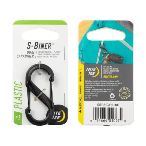 Nite Ize S-Biner Mini Dual Plastic Carabiner (Size #2)