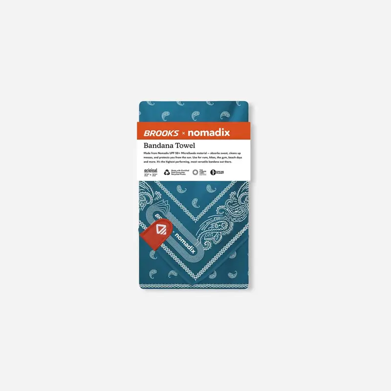 Nomadix Paisley Teal Ocean Bandana Towel (Brooks Collaboration)