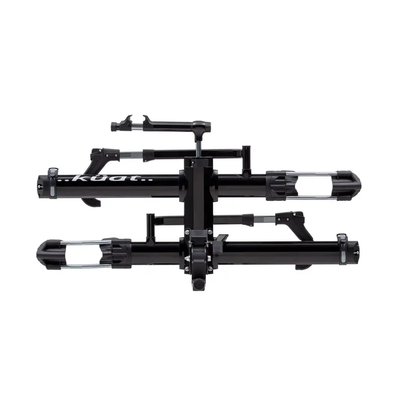 NV 2.0 Dual-Bike Rack – Black Metallic & Grey Anodized Finish