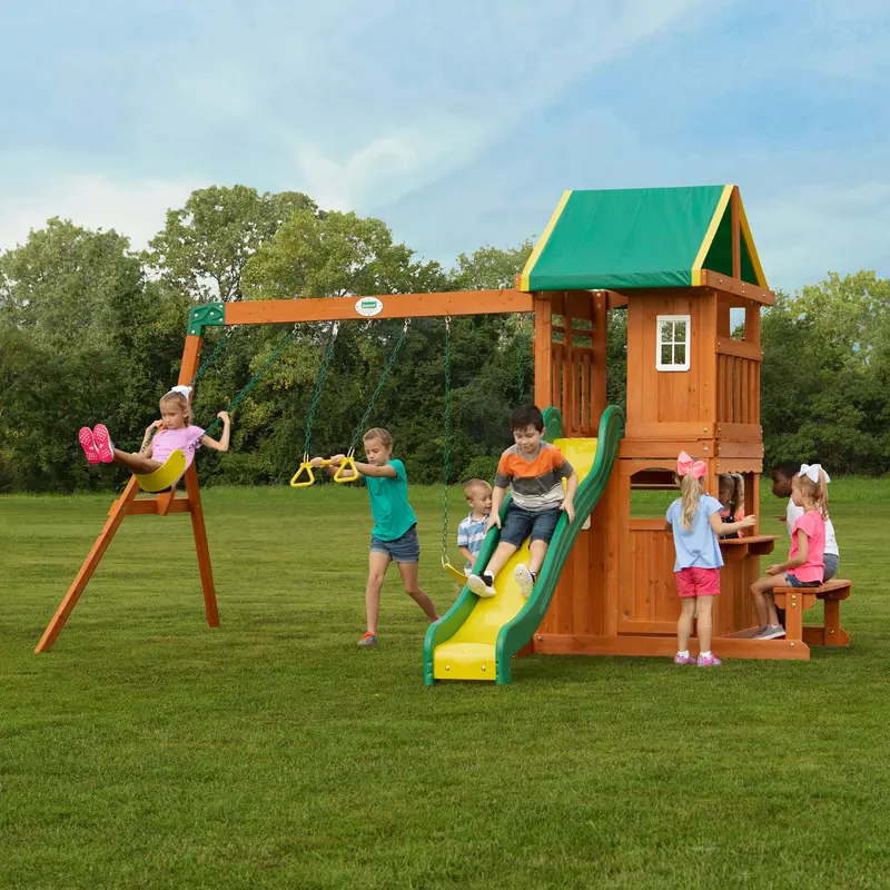 Oakmont Premium Wooden Swing Set