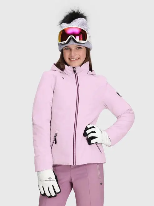 Obermeyer Rylee Jacket – Kids’ Misteria Print Ski Outerwear