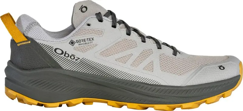 Oboz Katabatic Lt Low Men’s Waterproof Hiking Shoe – Drizzle Gray (GTX)