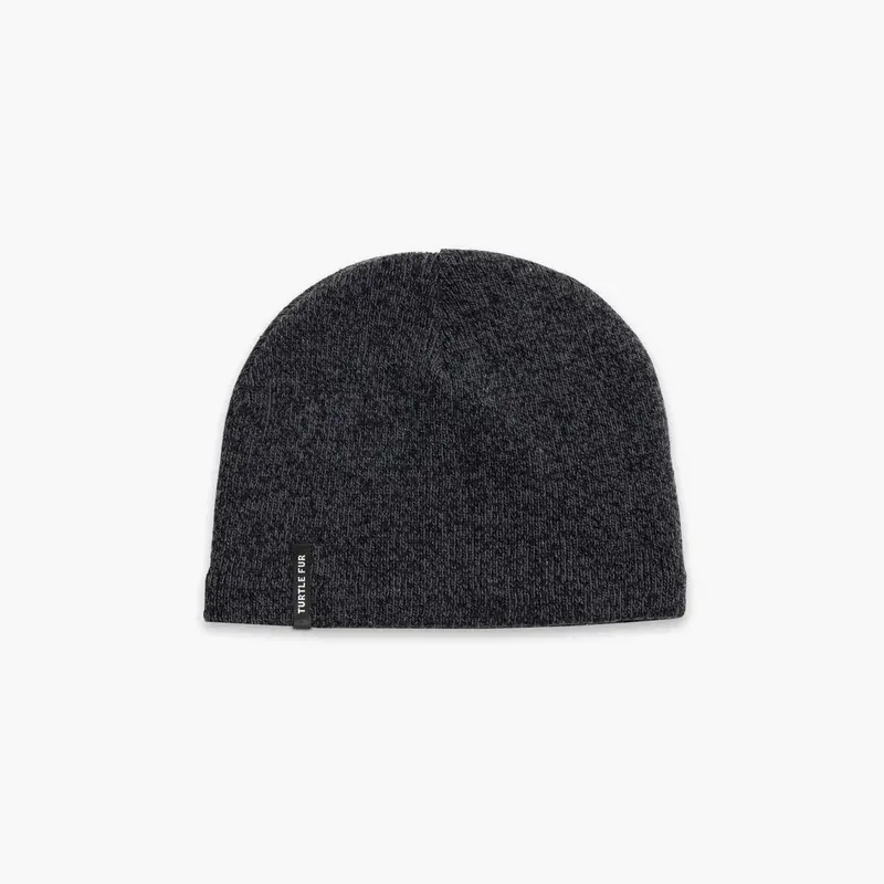 Ocean Ragg Wool Beanie – Solid Navy Eco-Friendly Knit