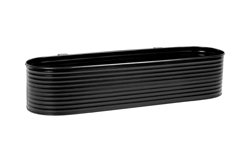 Olga Black Balcony Planter Box – 60 cm