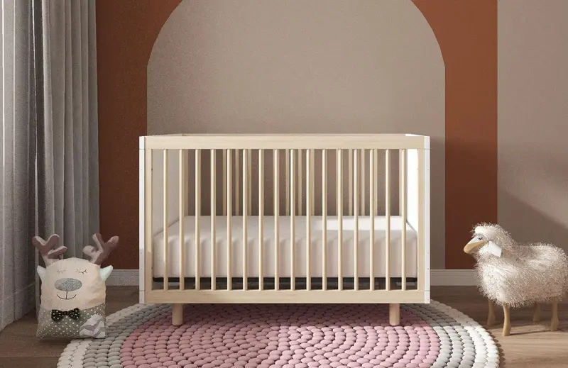 Ollie 3-in-1 Convertible Crib – Adapts from Crib to Toddler Bed