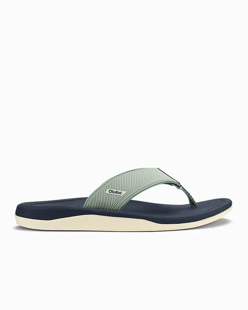 OluKai ‘Ahi Kai Men’s Sandals – Seagreen & Trench Blue