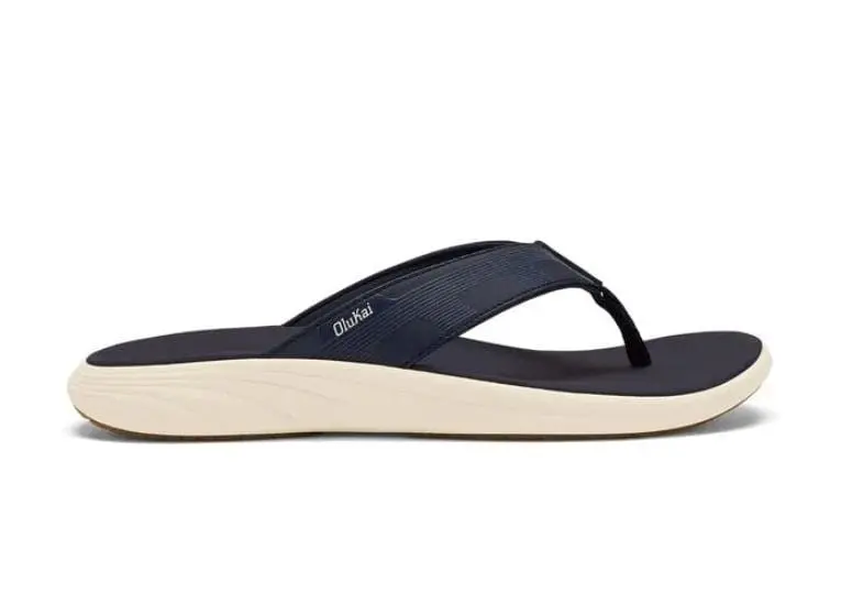 Olukai Malana Men’s Sandals – Mood/Indigo Colorway