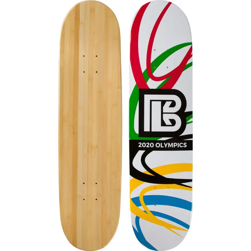 Olympic Slash Bamboo Skateboard Deck