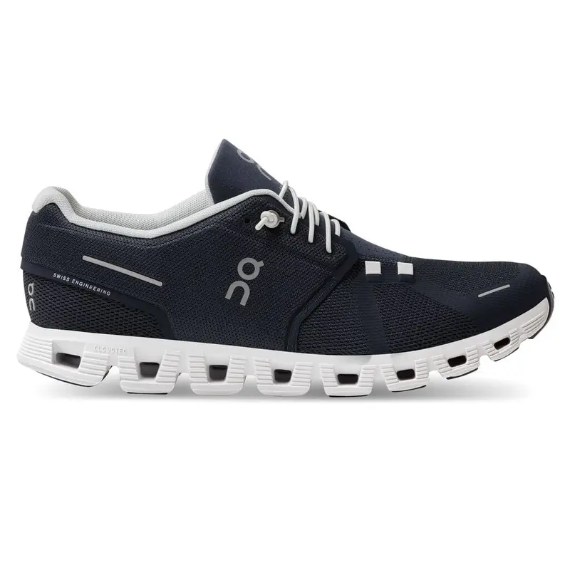 On Cloud 5 Lifestyle Sneakers – Midnight/White for Men