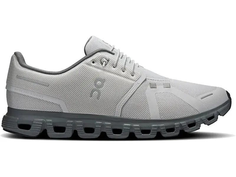 On Cloud 6 Running Shoes for Men – Wolf Grey / Rock Taupe