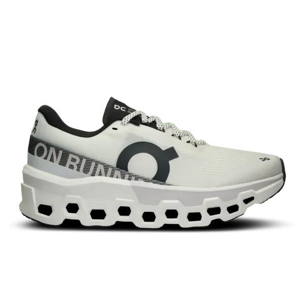 On Cloudmonster 2 Trail-Ready Sneakers – White & Frost, Women’s