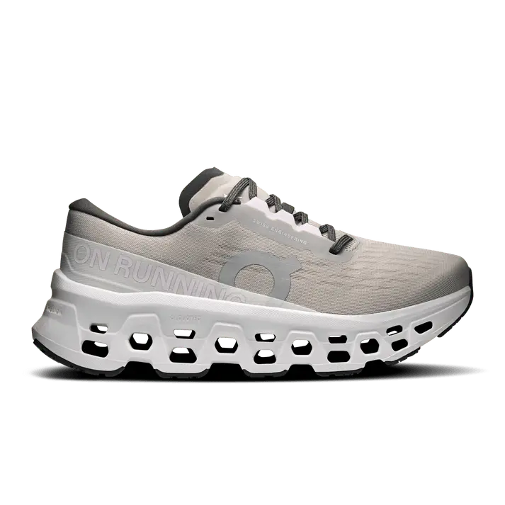 On Cloudmonster 3 Running Shoes for Women – Truffle & Ivory