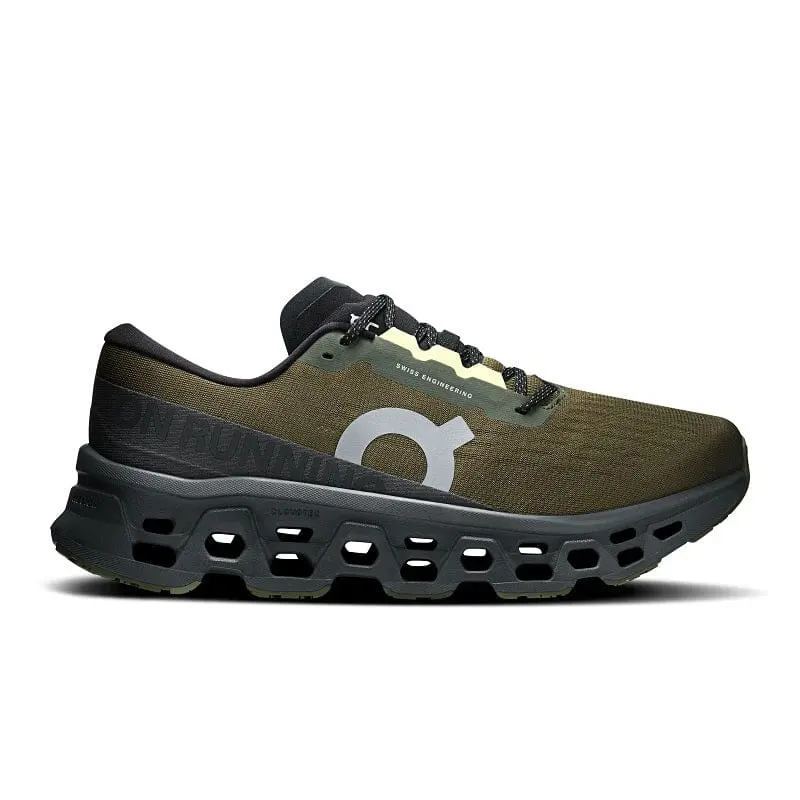On Cloudmonster 3 Trail-Ready Sneakers for Men – Olive / Eclipse