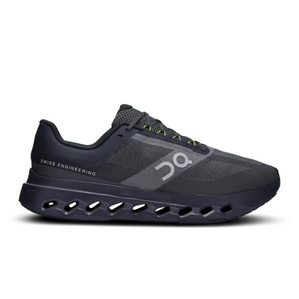 On Cloudsurfer Next Running Shoes – Men’s Responsive Black/Iron Neutral Cushioner