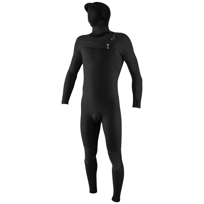 O’Neill Men’s Hyperfreak 5/4+ mm Chest-Zip Full Wetsuit with Hood