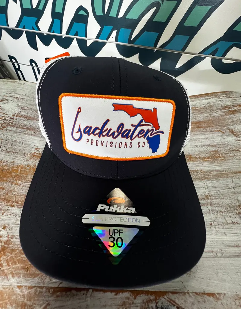 Orange & Blue Backwater Hat – Team Spirit Design