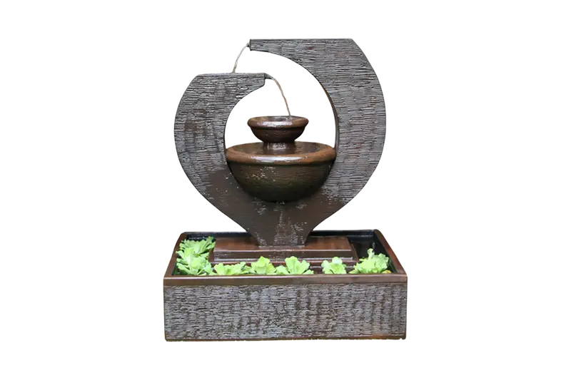 Original Eclipse Medium-Sized Galleria Fountain with Dual-Tier Flow