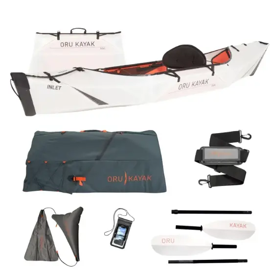 Oru Kayak Inlet – Portable Folding Kayak Bundle for Calm-Water Exploration