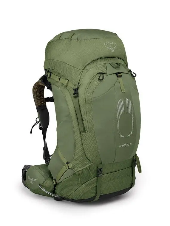 Osprey Atmos AG 65 Backpack – Men’s Anti-Gravity Hiking Pack (SM/MED)
