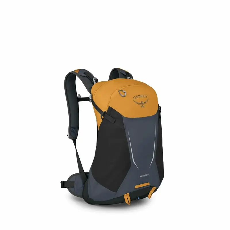 Osprey Hikelite 18L Daypack – Tungsten Gray with Yellow Accents