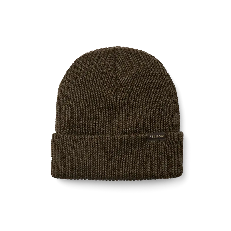 Otter Green Ribbed Watch Cap