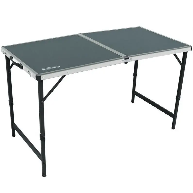 Outdoor Revolution Double Aluminium Camping Table – 120 x 60cm Foldable Surface