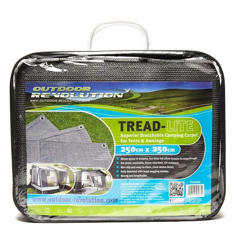 Outdoor Revolution Treadlite Breathable Awning Carpet – Multiple Size Options