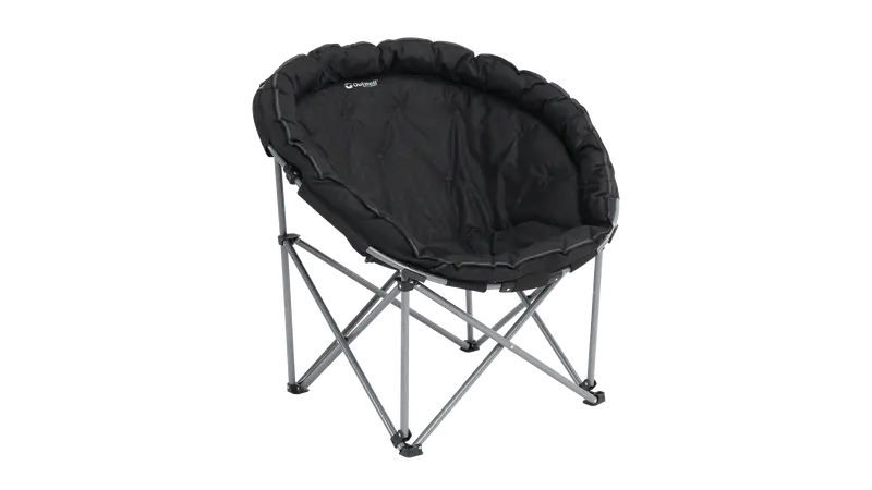 Outwell Casilda XL Camping Chair – Ergonomic Black Folding Seat