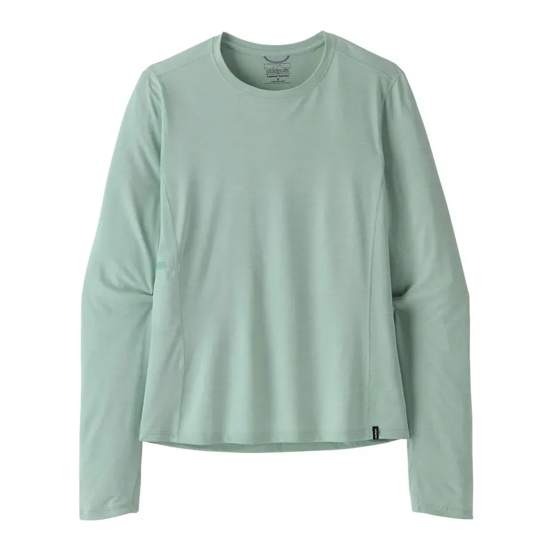 Patagonia Long Sleeve Sun Protection Shirt for Women – Thermal Blue & Thin Ice X-Dye