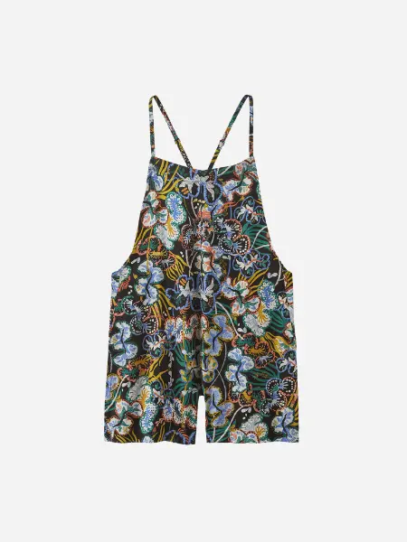 Patagonia Tidal Threads Romper for Women – Undersea Black Recycled Fabric