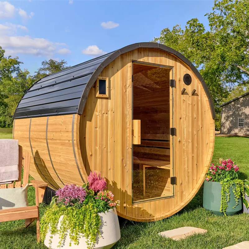 Paxton 4–6 Person Outdoor Barrel Sauna