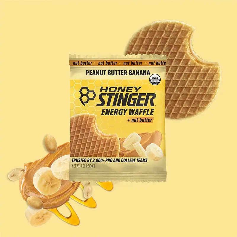 Peanut Butter & Banana Breakfast Waffle