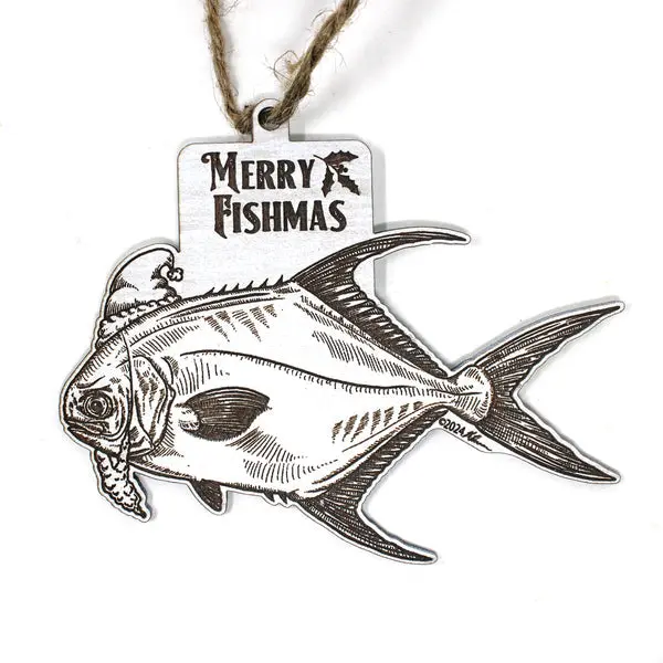 Permit Fish Holiday Ornament – Nautical Keepsake