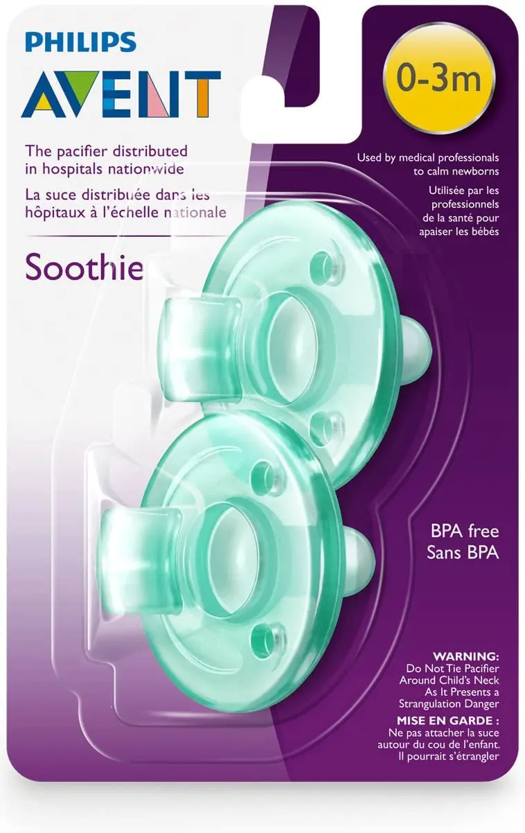 Philips Avent Soothing Pacifiers – 3+ Months, Green