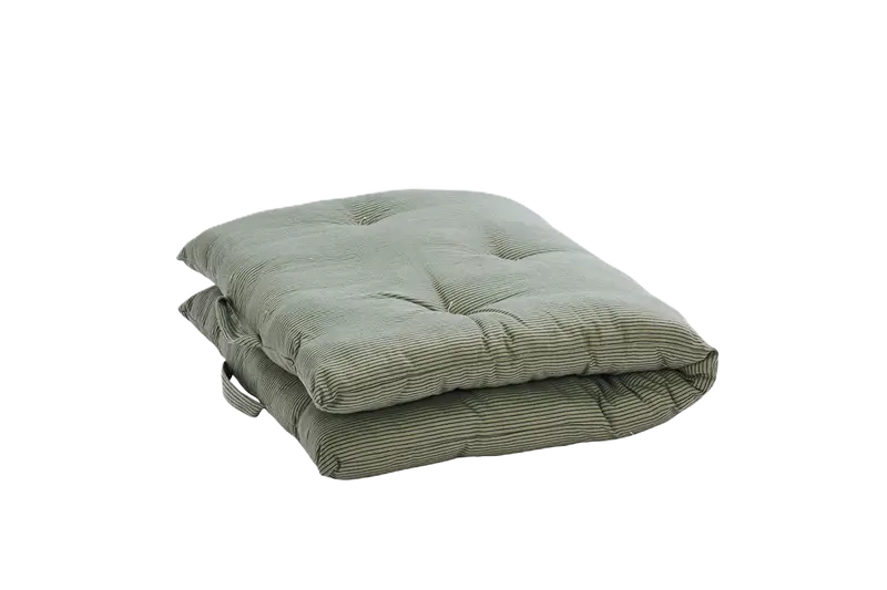 Pinstripe Mattress Pad – 60 x 100 cm Stylish and Supportive Floor or Sofa Layer