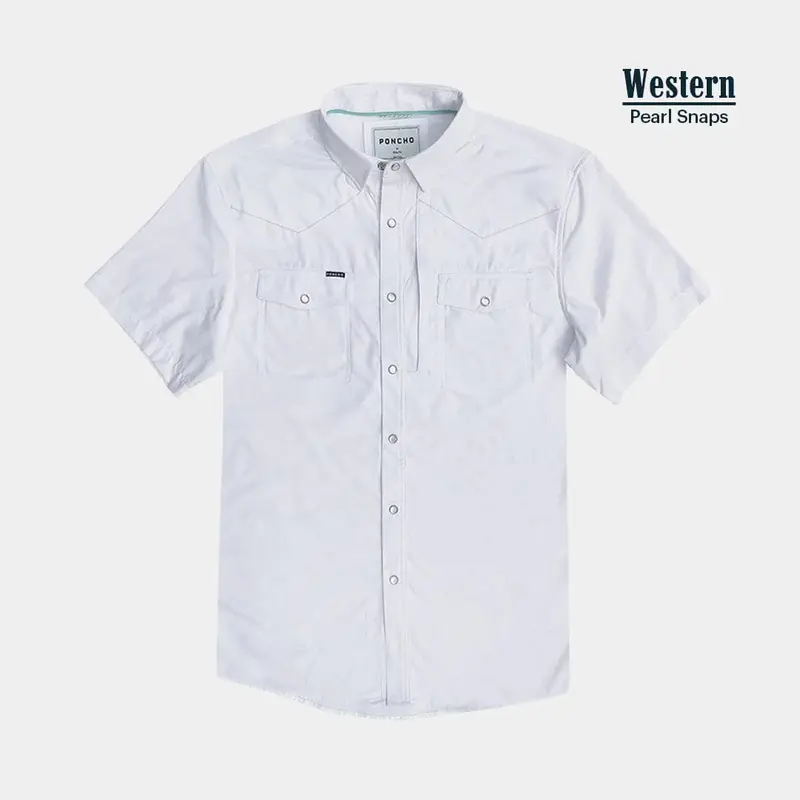 Poncho Del Rio Short-Sleeve Slim-Fit Shirt – Men’s Summer Style