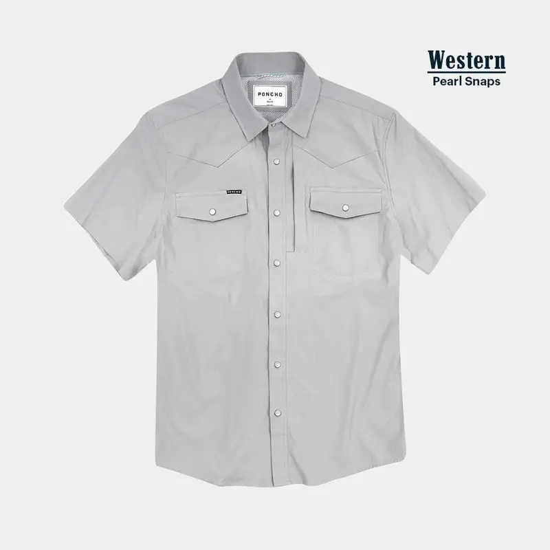 Poncho Laredo Western Shirt – Men’s Short-Sleeve Casual Top
