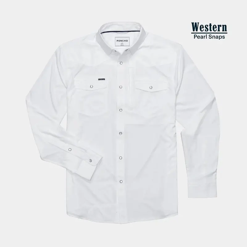 Poncho Odessa Western Long-Sleeve Shirt – Men’s Standard Fit
