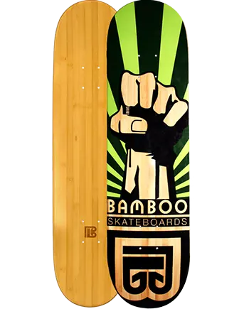 Power-Themed Skateboard Deck