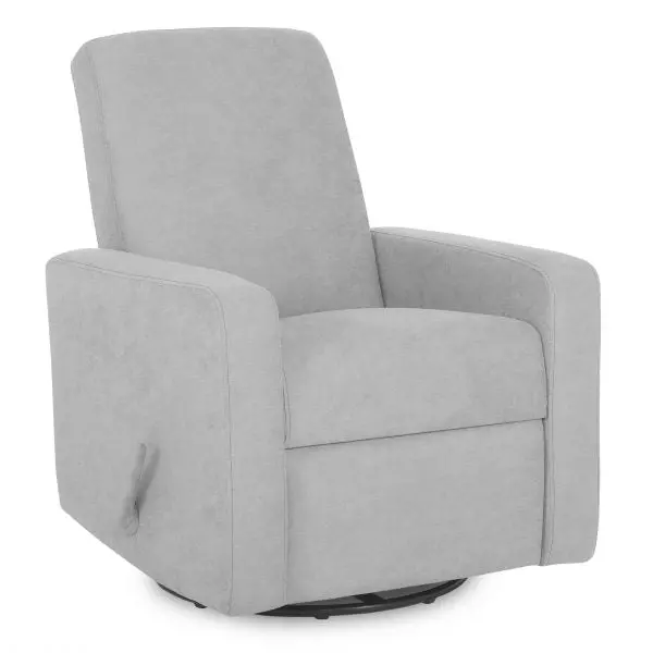 Prague Floor Model Glider Chair in Grey