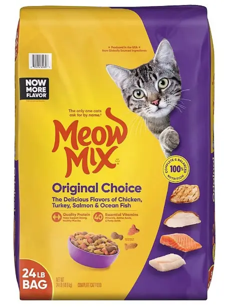 Premium Dry Cat Food – Original Recipe, 24 lb Bag