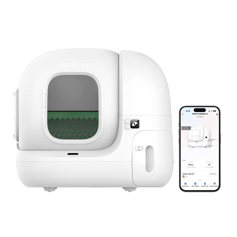 Puramax 2 Smart Self-Cleaning Cat Litter Box – Complete Starter Bundle