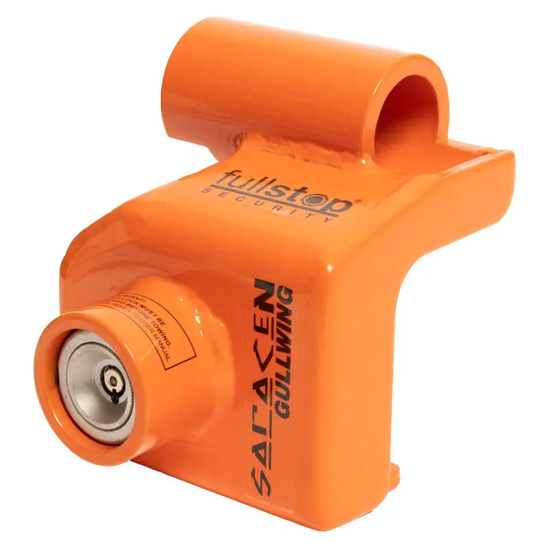 Purpleline Saracen Gullwing Hitch Lock – High-Security AL-KO Lock, Fullstop Range