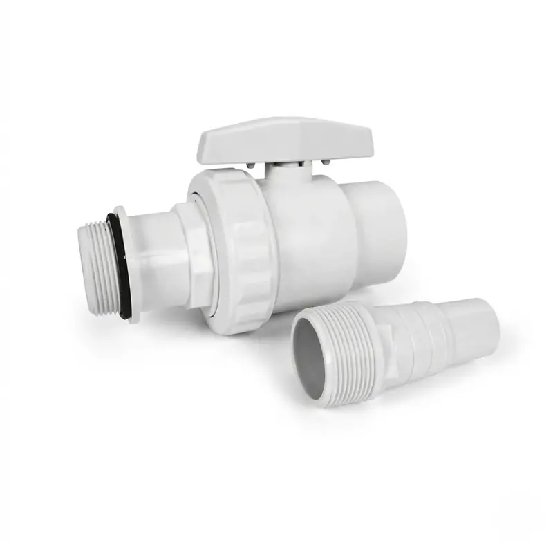 Quarter-Turn Shut-Off Valve with Adapters (Ø32 mm & Ø38 mm)