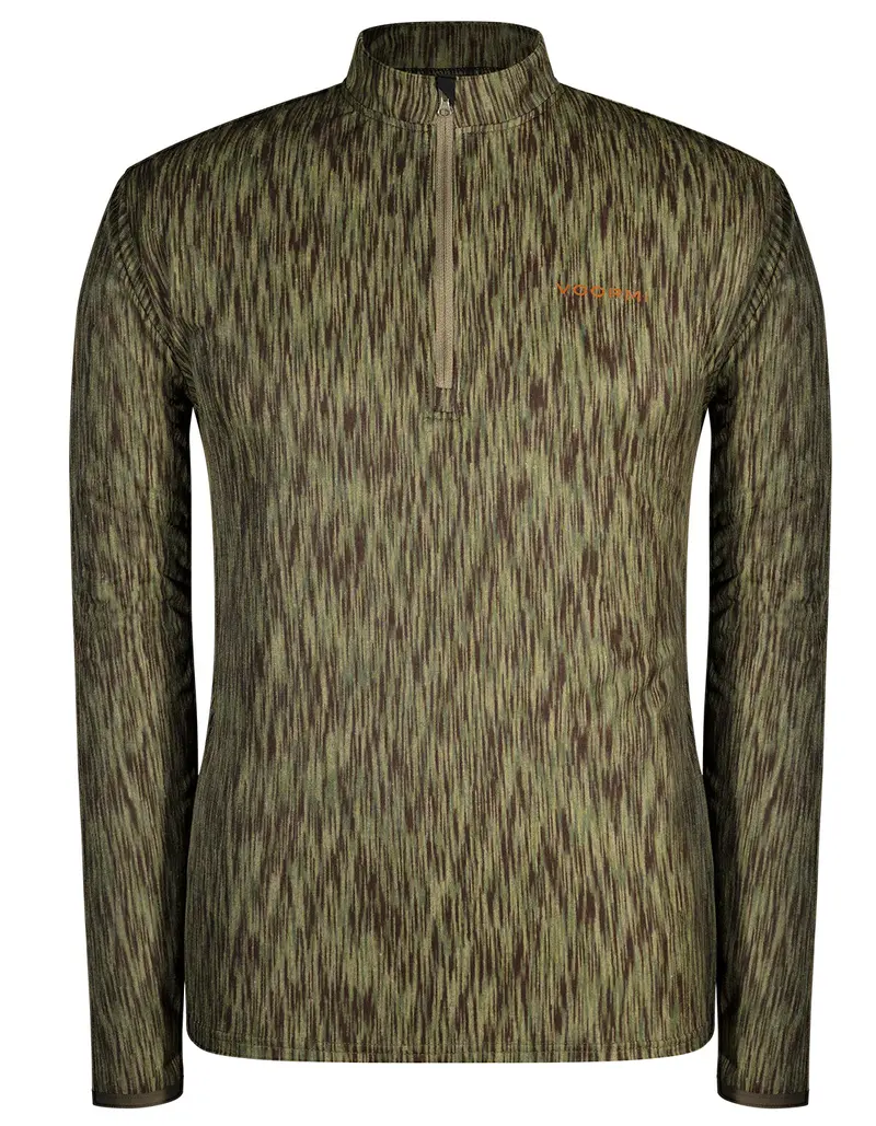Quarter-Zip Mock Neck Thermal Top
