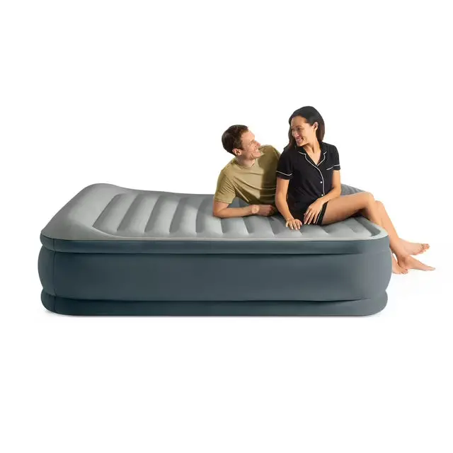 Queen Dura-Beam Pillow-Top Air Mattress with Quiet Internal Pump