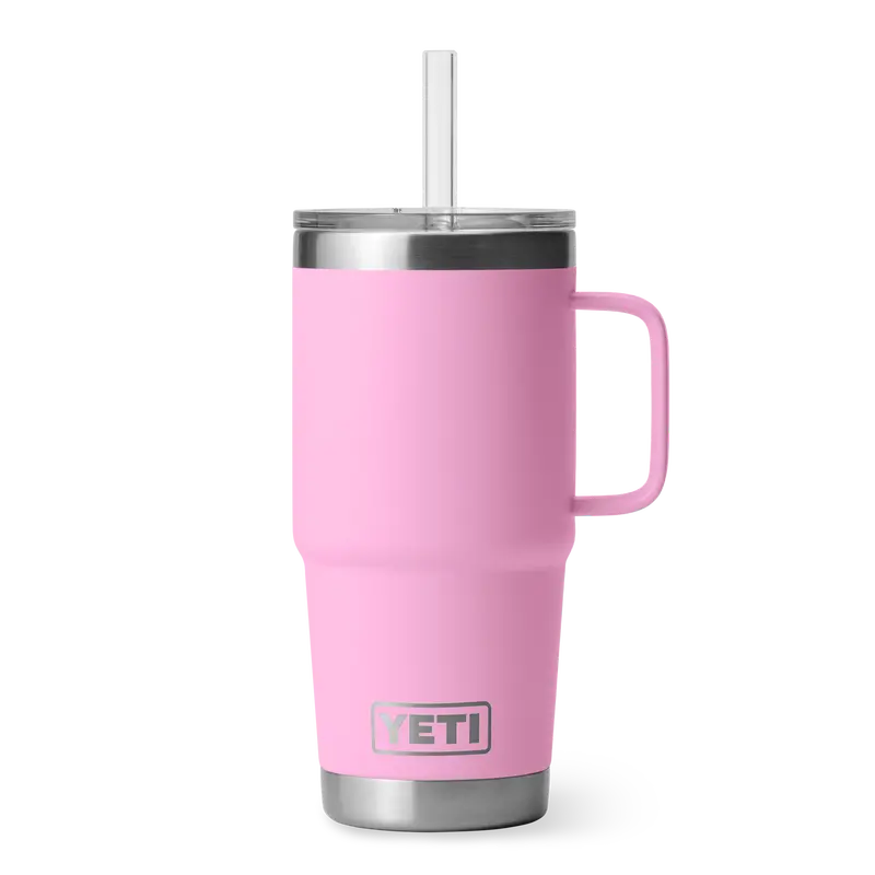 RAMBLER 25 oz Insulated Tumbler with Reusable Straw
