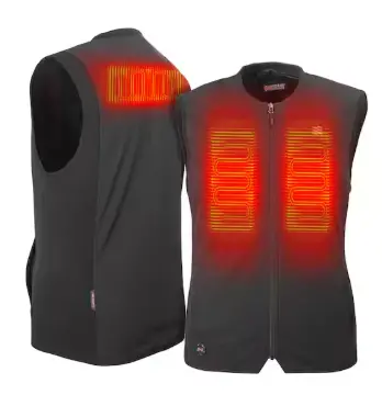 Rechargeable Heated Vest for Men – Black, 7.4V