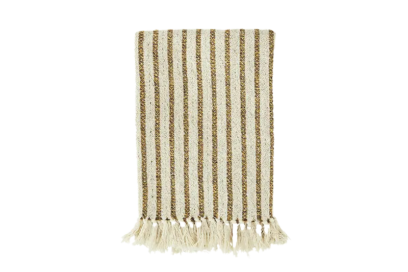 Recycled Cotton Throw Blanket – 125 × 175 cm