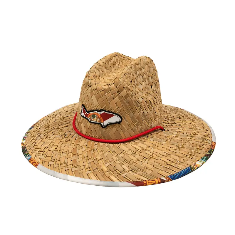 Redfish Flag Straw Hat – Coastal Heritage Design